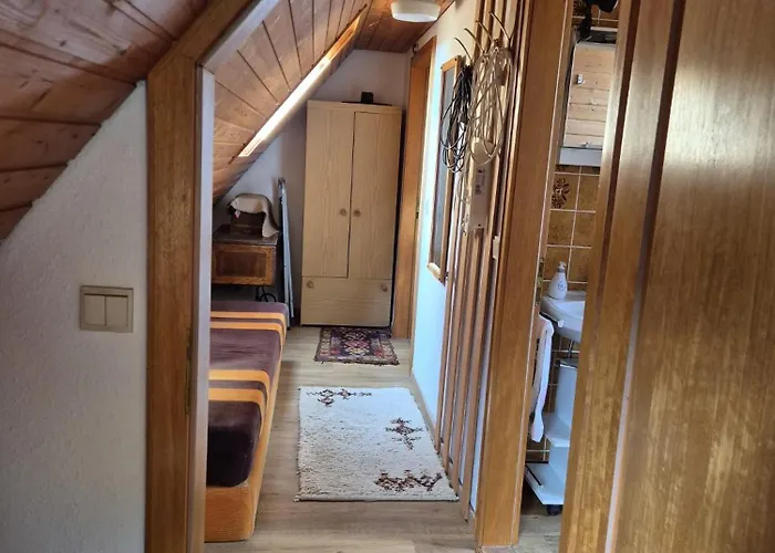 Spitzbodennest Am Wald 公寓 奥斯纳布吕克