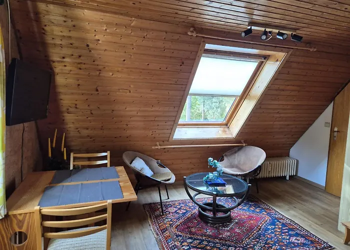 公寓 Spitzbodennest Am Wald *