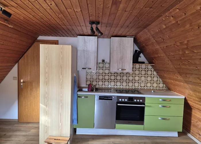 公寓 Spitzbodennest Am Wald